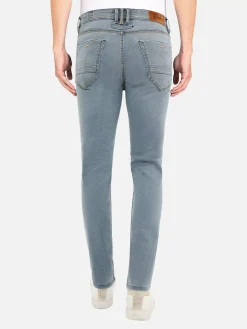 Wam Denim Luna Mini Check Slim Fit Blue Jeans| Jeans
