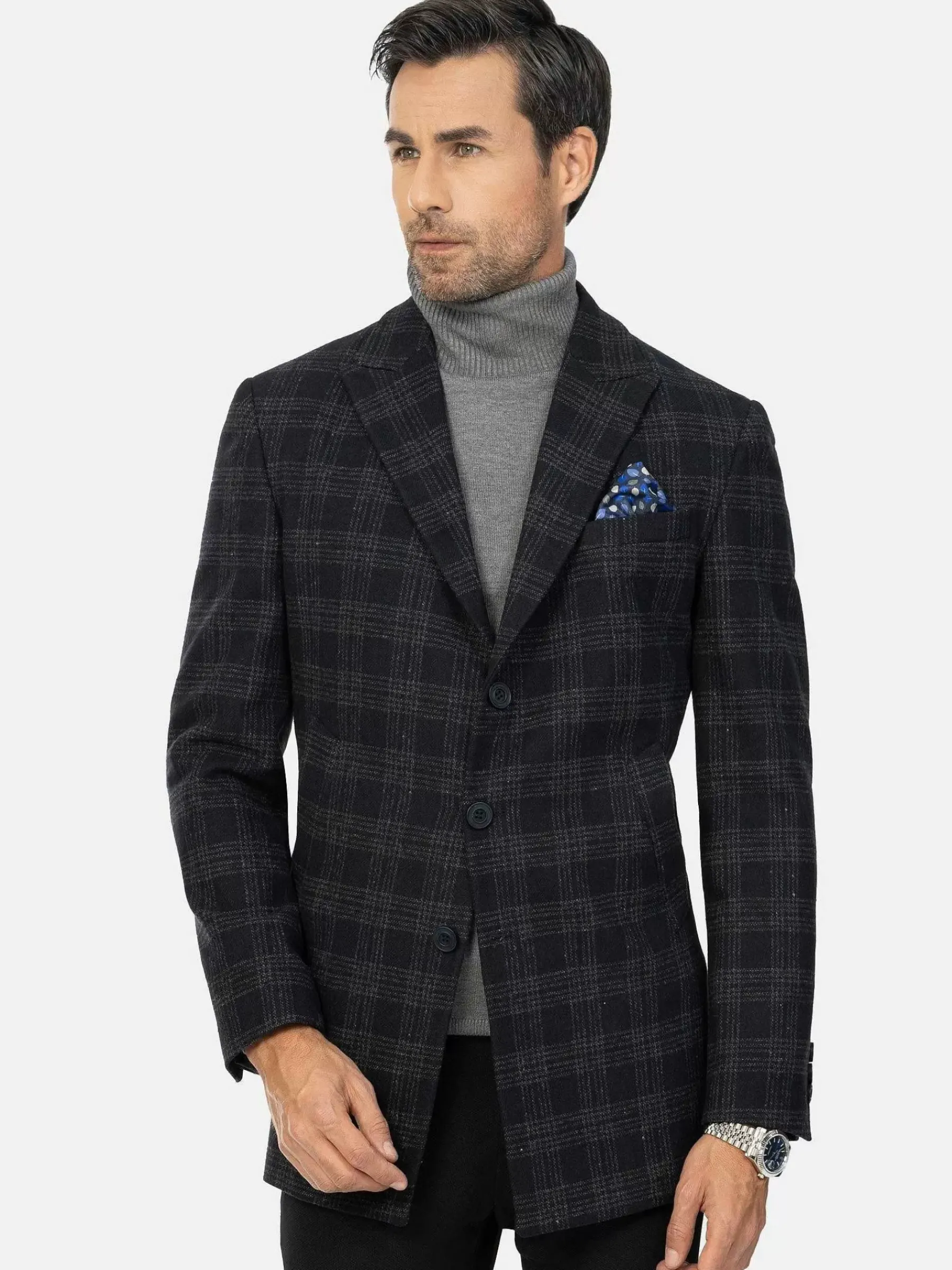 Wam Denim Manteljassen 71259 Bronson Navy| Manteljassen