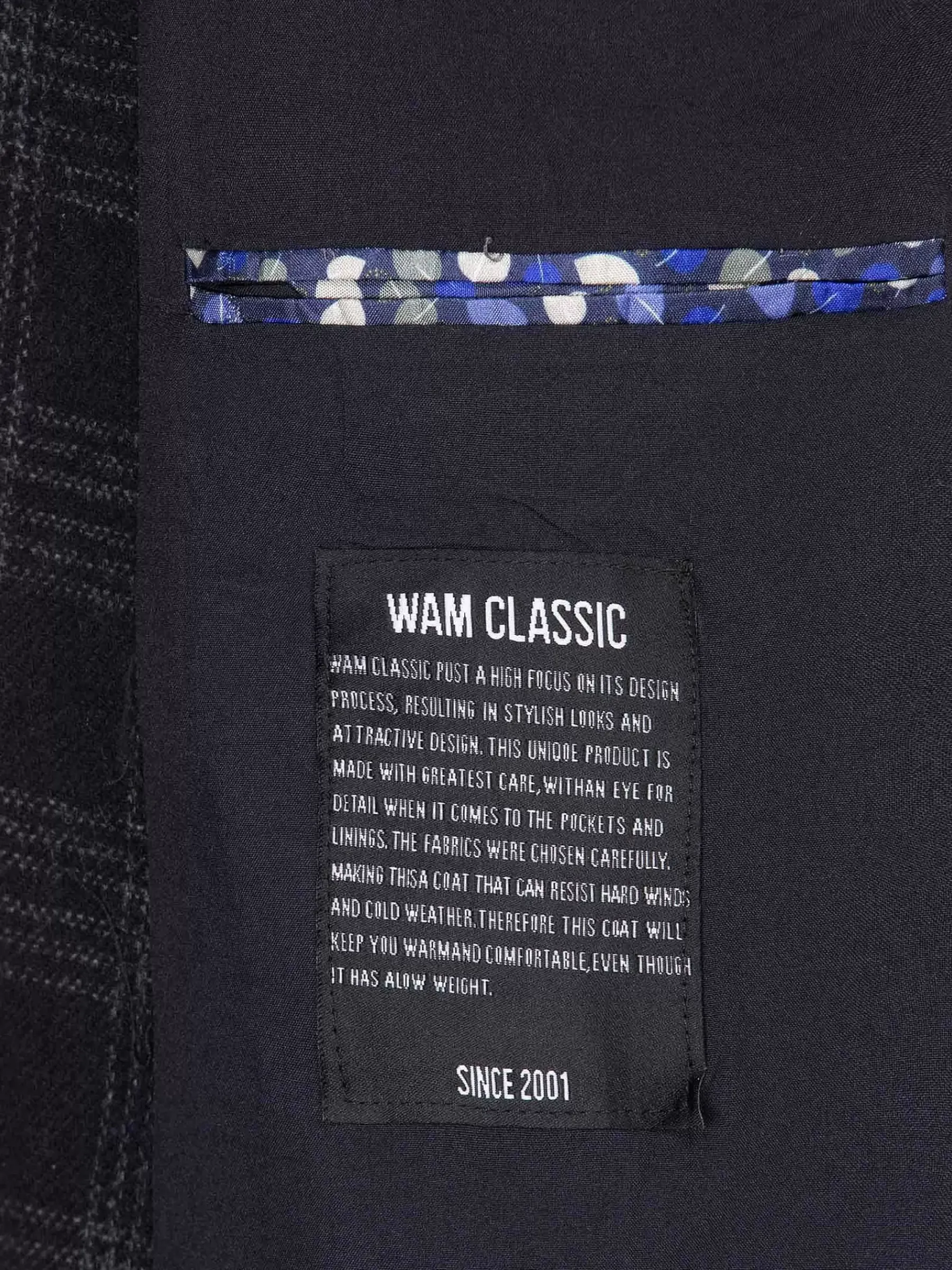 Wam Denim Manteljassen 71259 Bronson Navy| Manteljassen