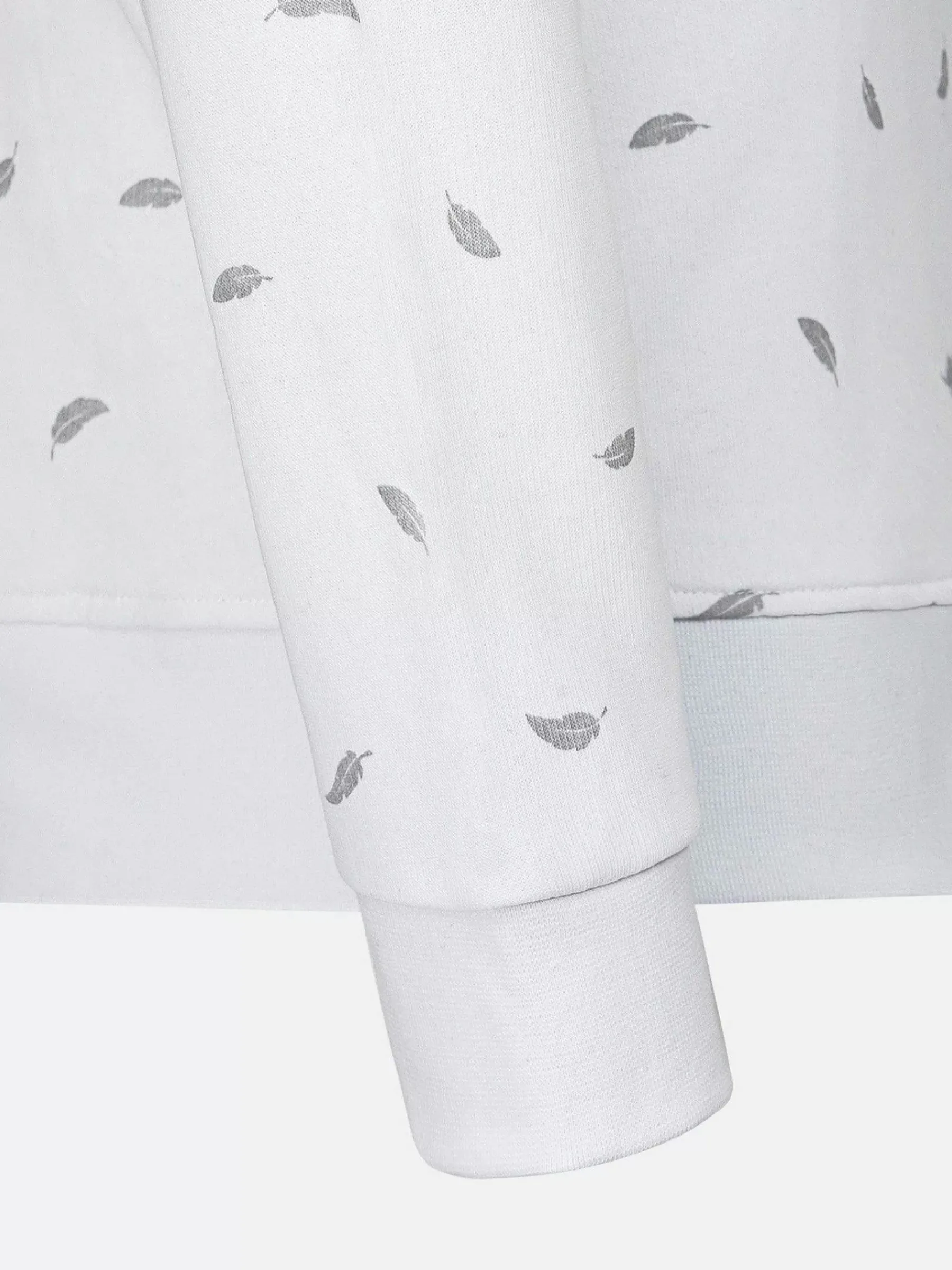 Wam Denim Mariner Ground Floral White Grey Sweater| Sweaters