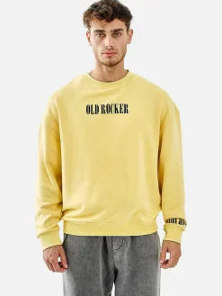 Wam Denim Melvin Regular Fit Yellow Sweater| Streetwear