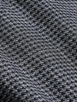 Wam Denim Minevra Checked Slim Fit Black Grey Colbert| Colberts