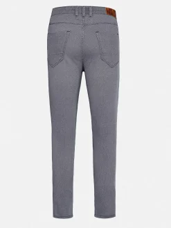 Wam Denim Moraine Mini Check Anthracite Jeans| Jeans