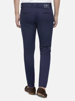 Wam Denim Moyale Stretch Washed Navy Chino| Chino'S