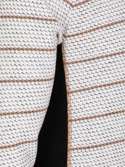 Wam Denim Muro Striped Off-White Sweater| Sweaters