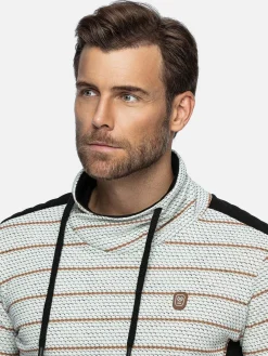 Wam Denim Muro Striped Off-White Sweater| Sweaters