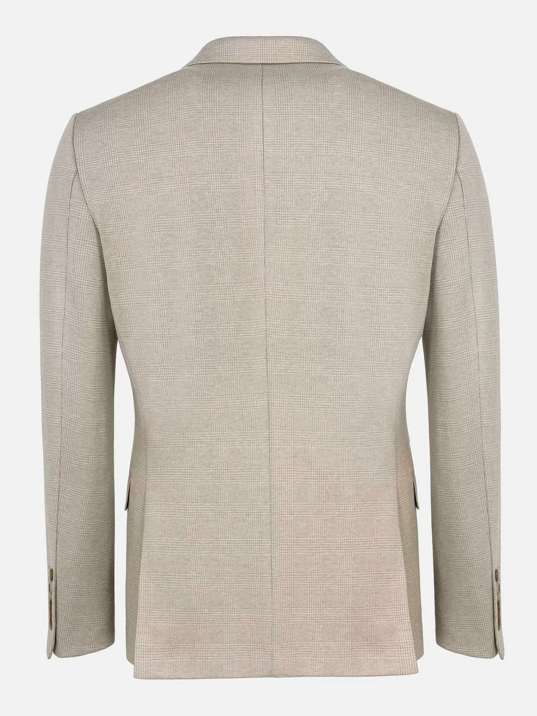 Wam Denim Mustaine Glen Plaid Pattern Beige Colbert| Colberts