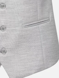 Wam Denim Newsted Comfort Light Grey Gilet| Gilets