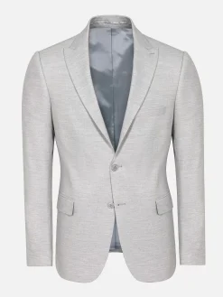 Wam Denim Newsted Comfort Wide Lapel Light Grey Colbert| Colberts