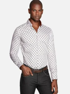 Wam Denim Overhemd Lange Mouw 75705 Antoon White| Overhemd Lange Mouwen