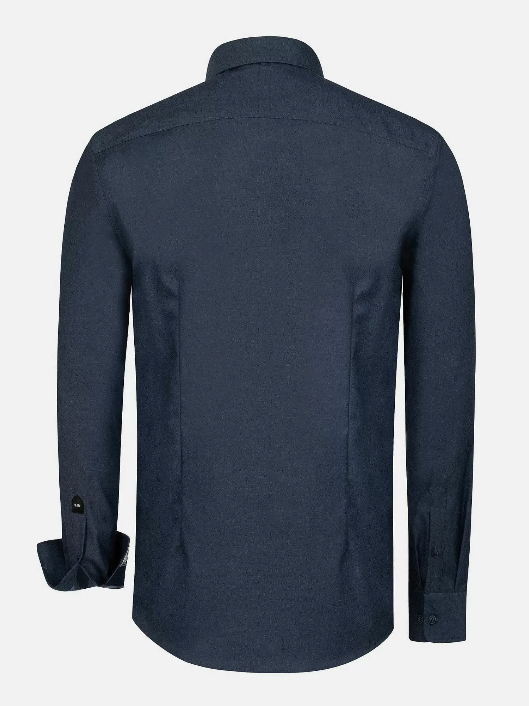 Wam Denim Overhemd Lange Mouw 75754 Caesar Dark Indigo| Overhemd Lange Mouwen