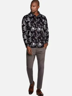 Wam Denim Overhemd Lange Mouw 75717 Cordoba Black| Overhemd Lange Mouwen