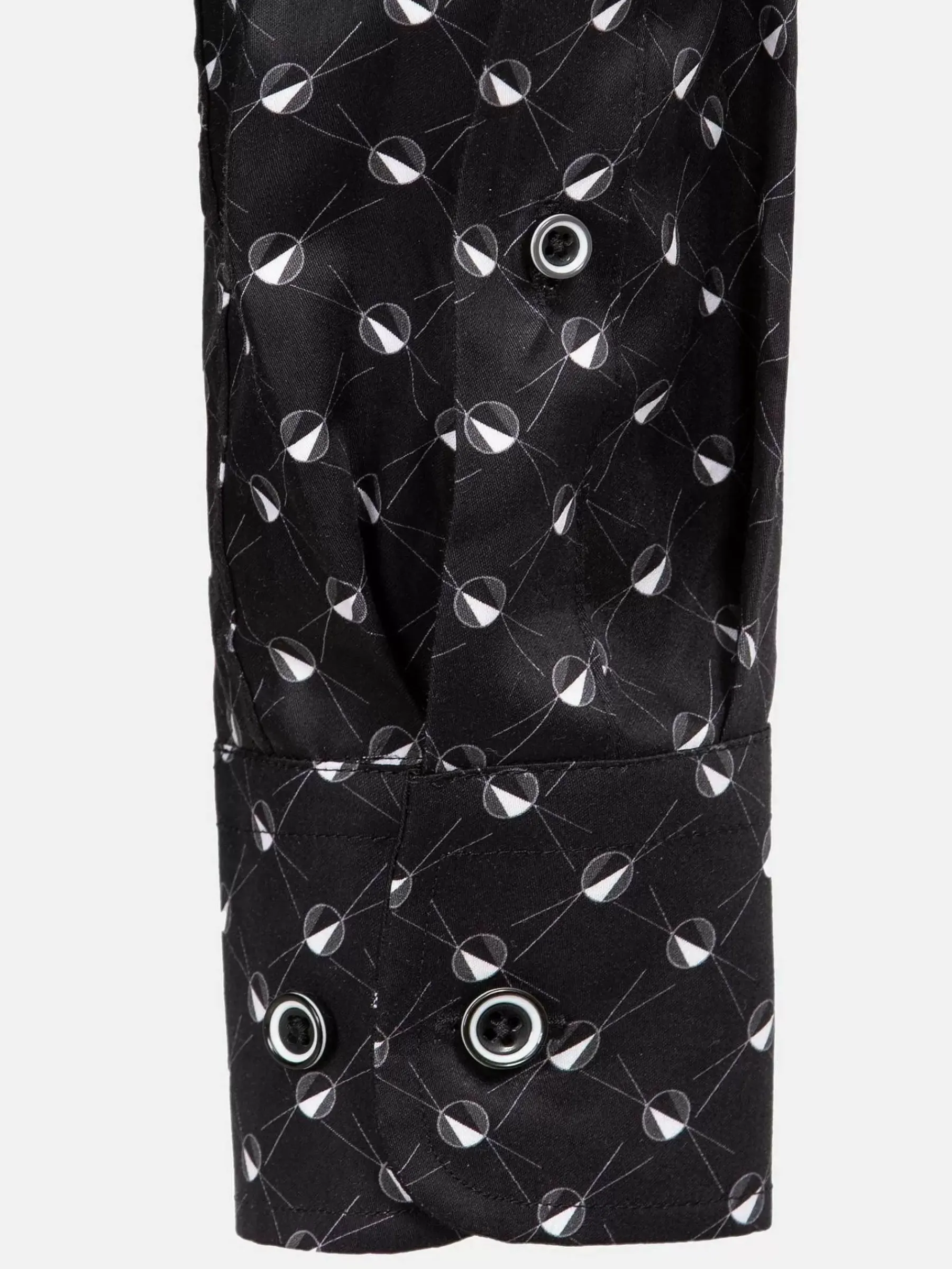 Wam Denim Overhemd Lnage Mouw 75676 Kurt Black| Overhemd Lange Mouwen
