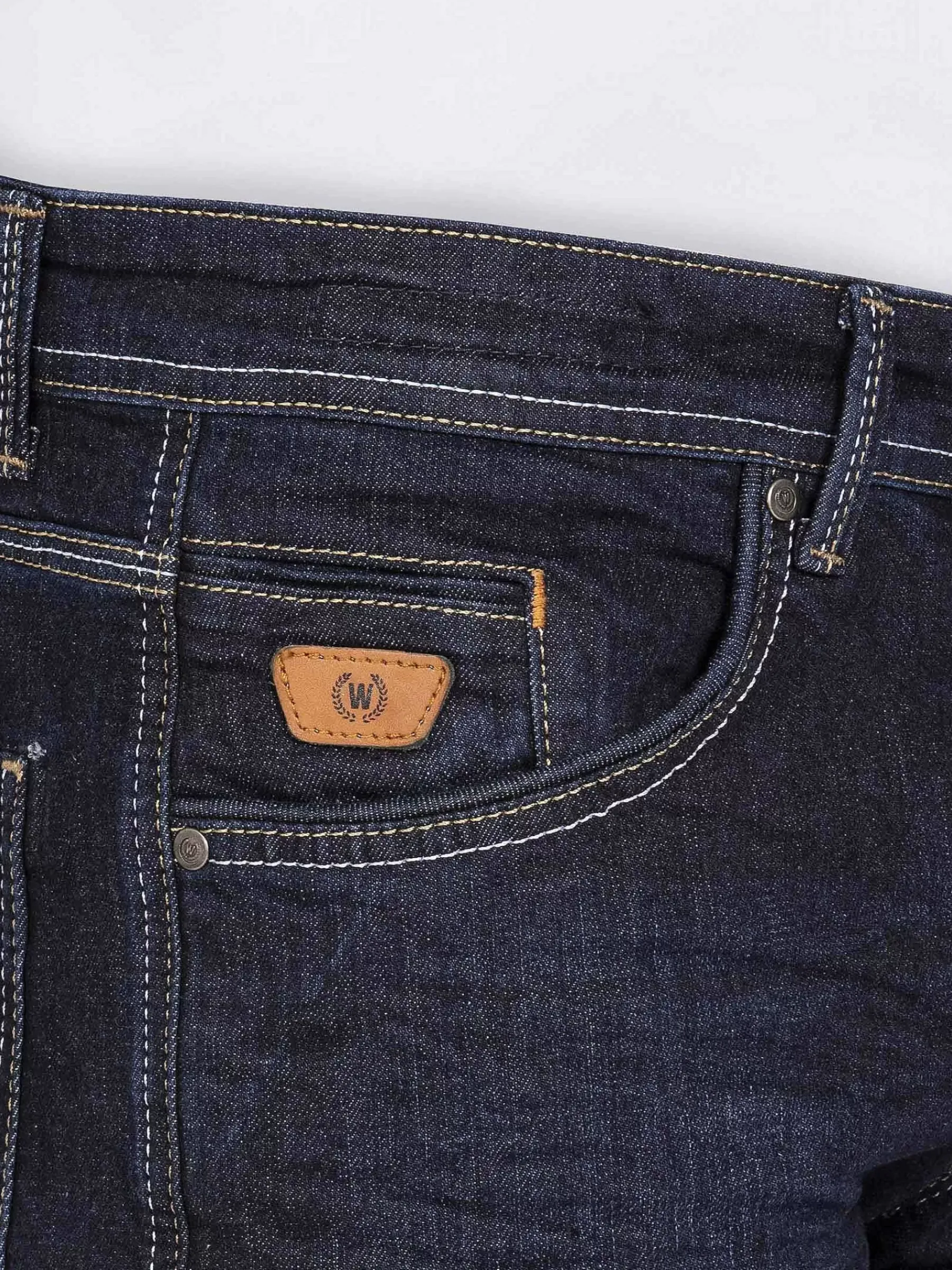 Wam Denim Oxford Slim Fit Dark Navy Jeans| Jeans