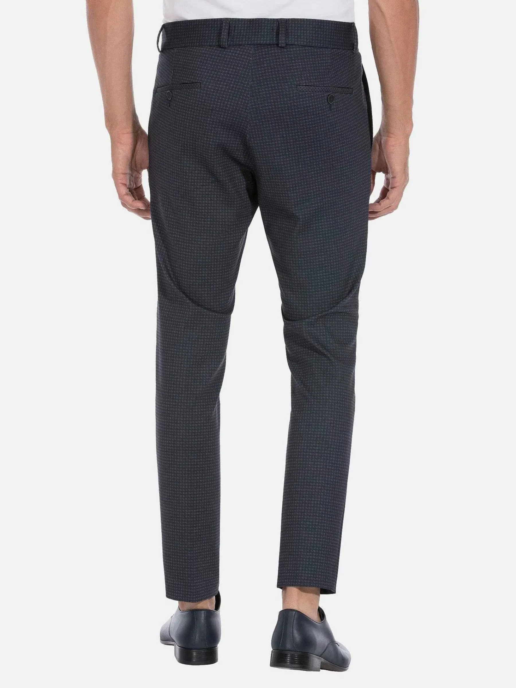 Wam Denim Pantalon 82151 Aleon Navy Grey| Pantalons