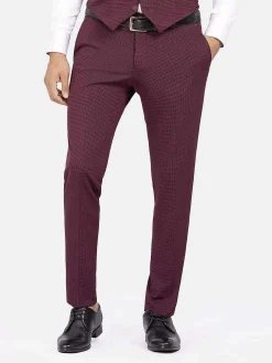 Wam Denim Pantalon 72196 Melikh Dark Red| Pantalons