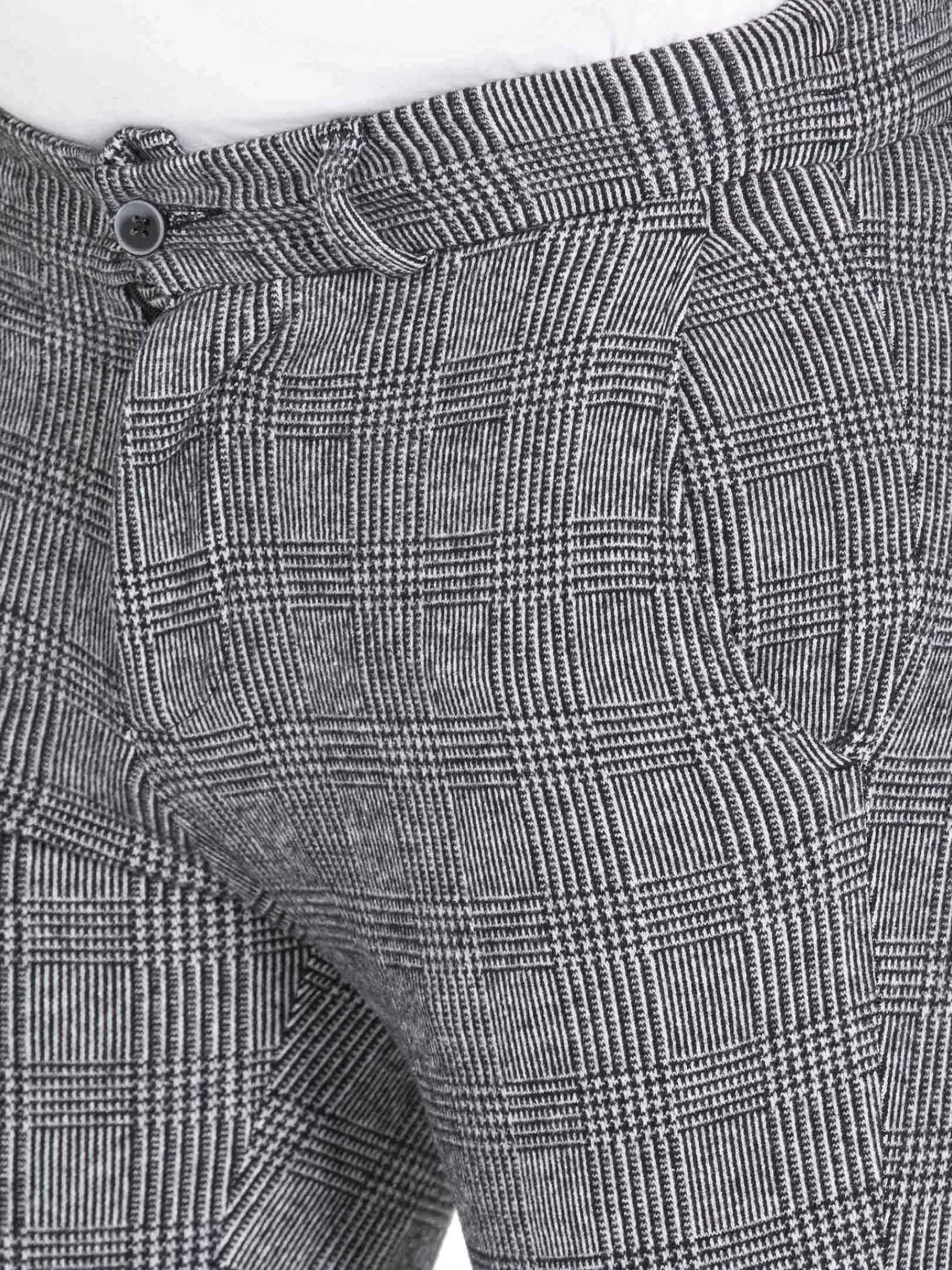Wam Denim Pantalon 70058 Paxton Black White| Chino'S