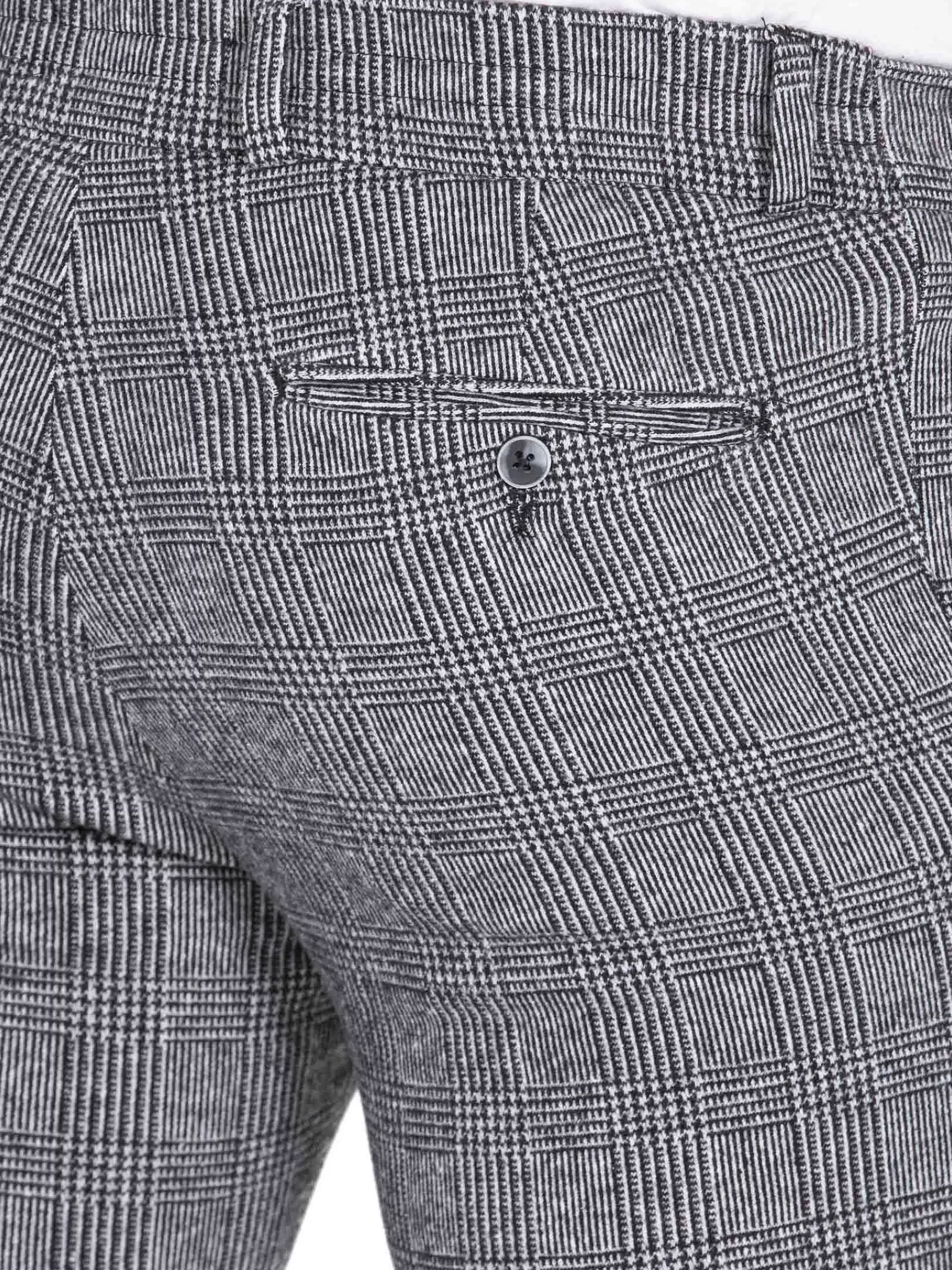 Wam Denim Pantalon 70058 Paxton Black White| Chino'S