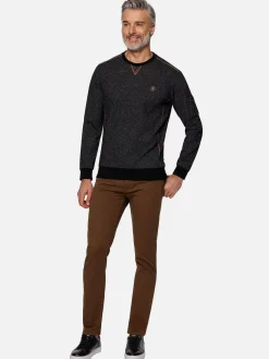 Wam Denim Phonix Crewneck Black Sweater| Sweaters
