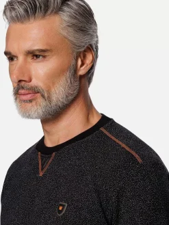 Wam Denim Phonix Crewneck Black Sweater| Sweaters