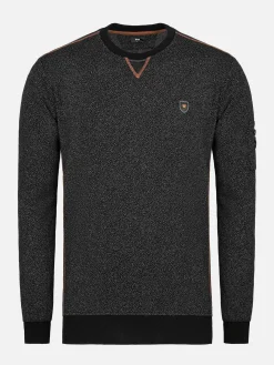 Wam Denim Phonix Crewneck Black Sweater| Sweaters