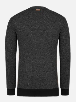 Wam Denim Phonix Crewneck Black Sweater| Sweaters