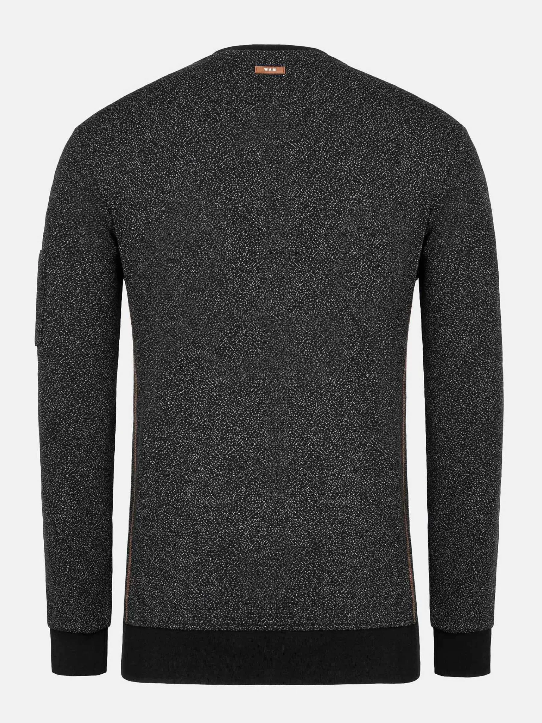 Wam Denim Phonix Crewneck Black Sweater| Sweaters