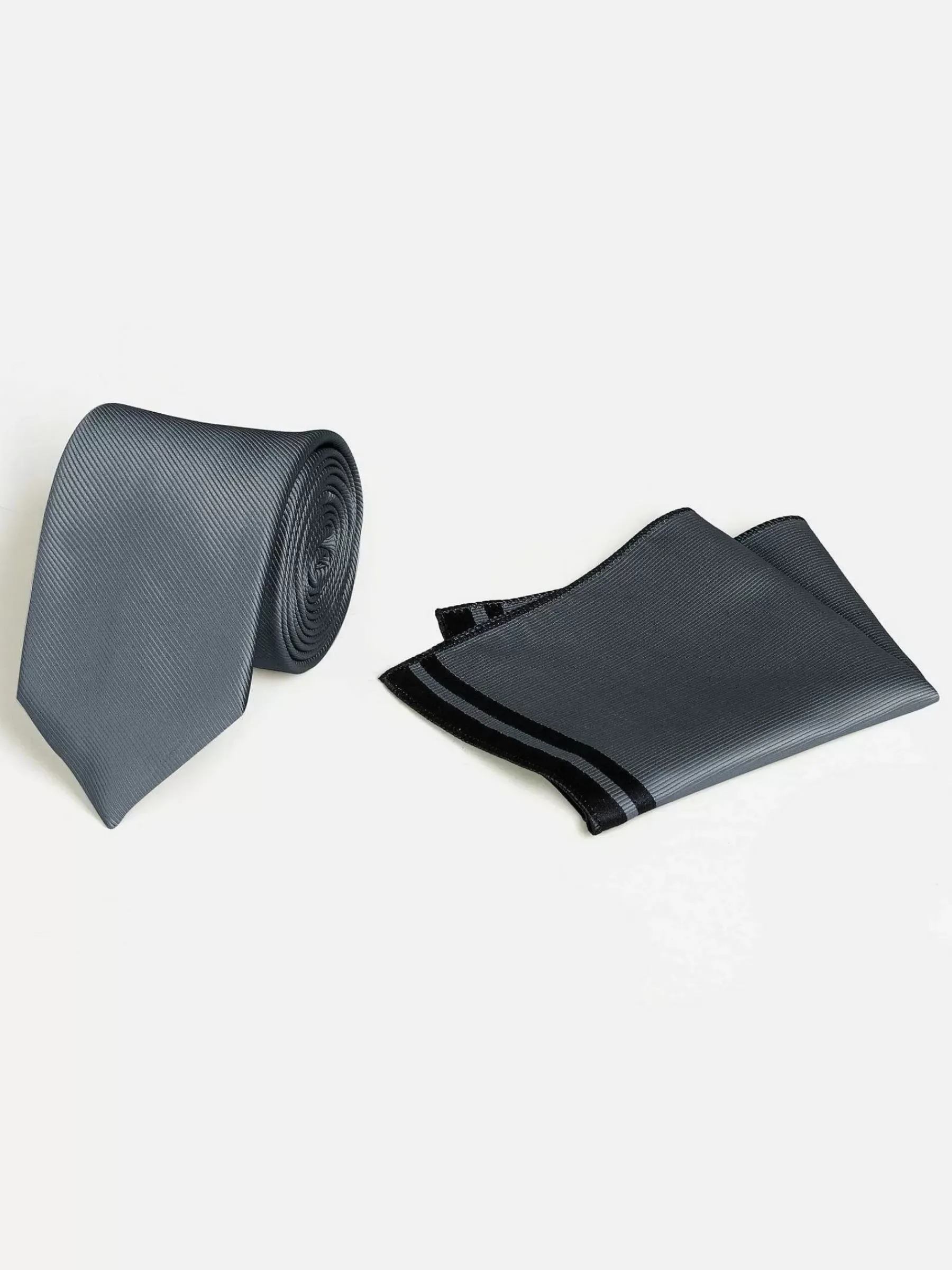 Wam Denim Pierce Grey Tie| Stropdassen