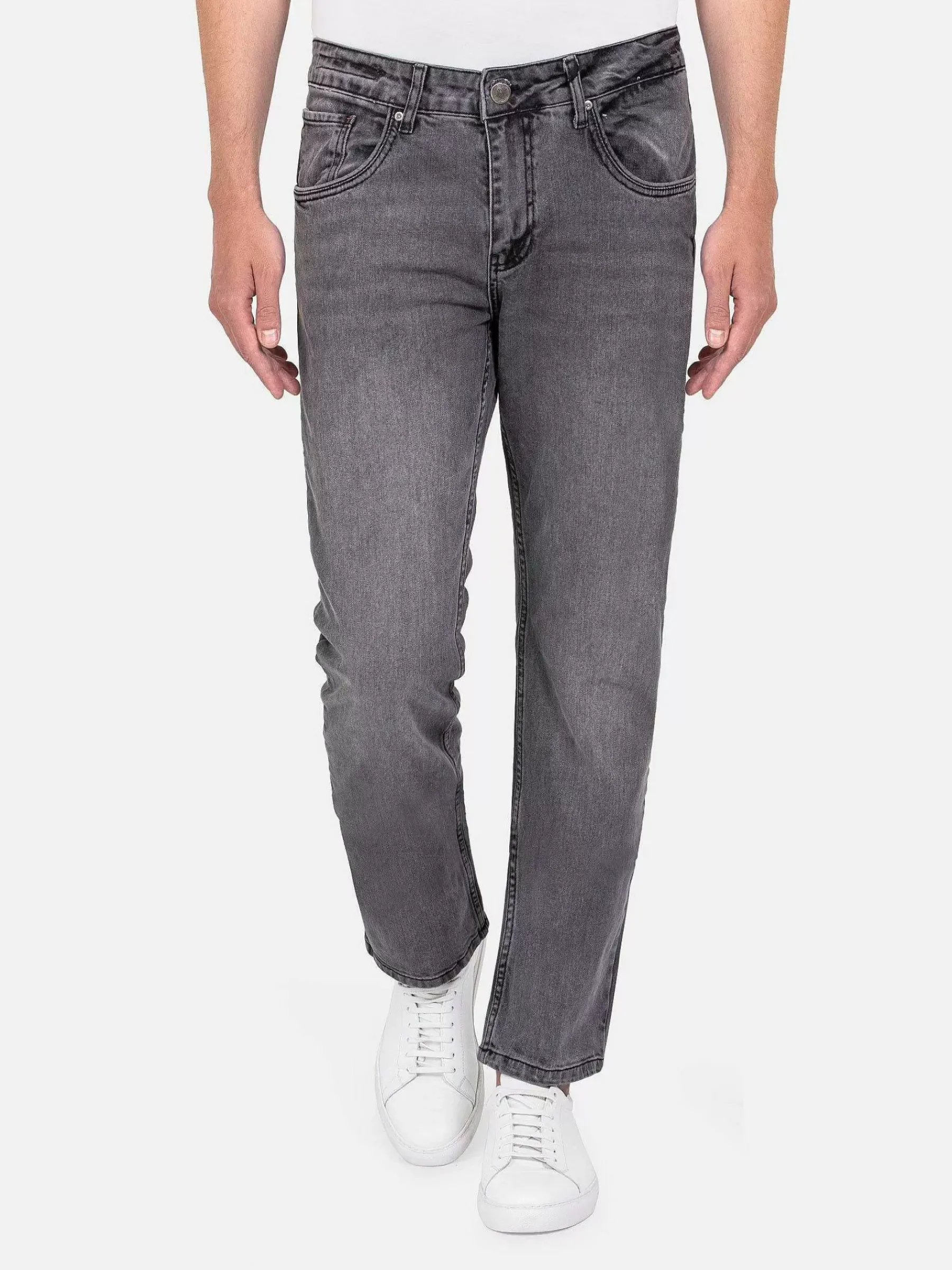 Wam Denim Rance Regular Fit Anthracite Faded Jeans| Jeans
