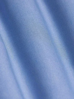 Wam Denim Redon Indigo Poplin Plain Overhemd Longe Mouw| Overhemd Lange Mouwen