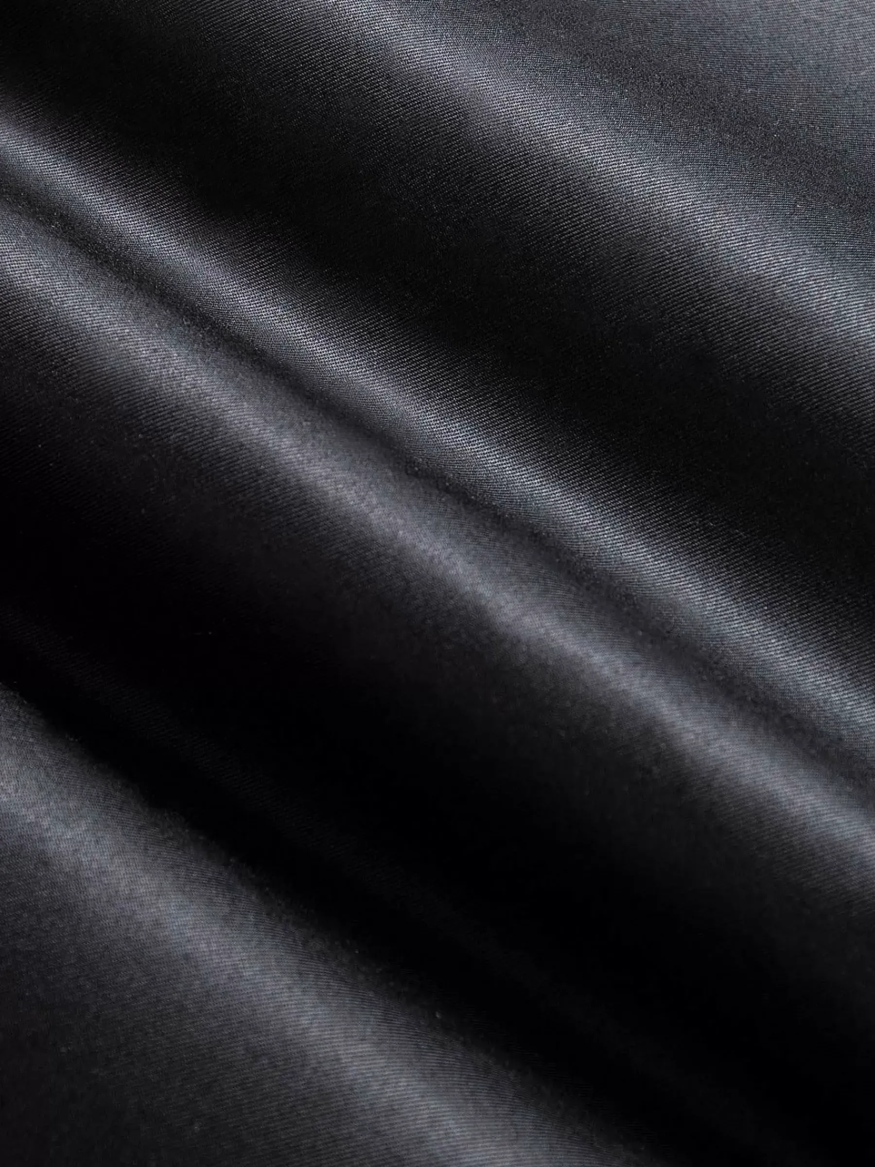 Wam Denim Romney Solid Black Overhemd Lange Mouw| Overhemd Lange Mouwen