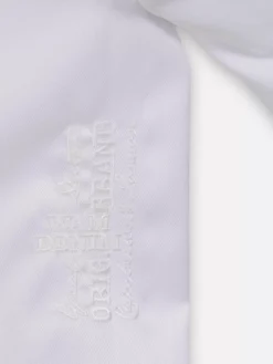 Wam Denim Romney Solid White Overhemd Lange Mouw| Overhemd Lange Mouwen