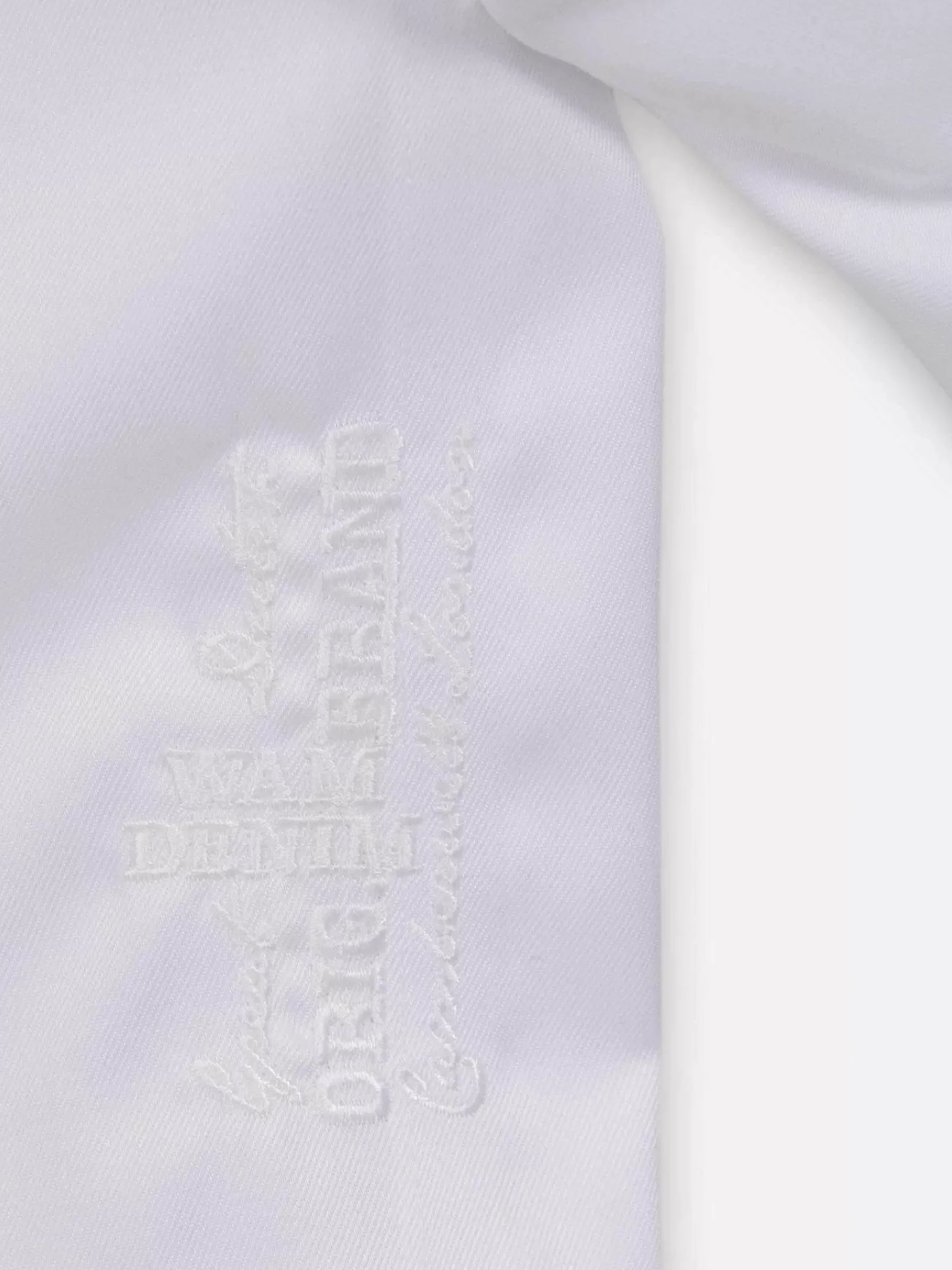Wam Denim Romney Solid White Overhemd Lange Mouw| Overhemd Lange Mouwen