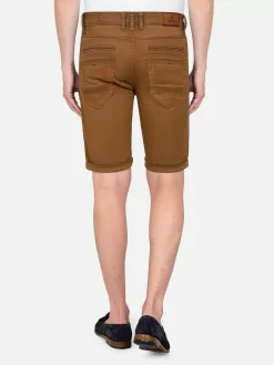 Wam Denim Sampson Beige Slim Fit Denim Korte Broek| Shorts