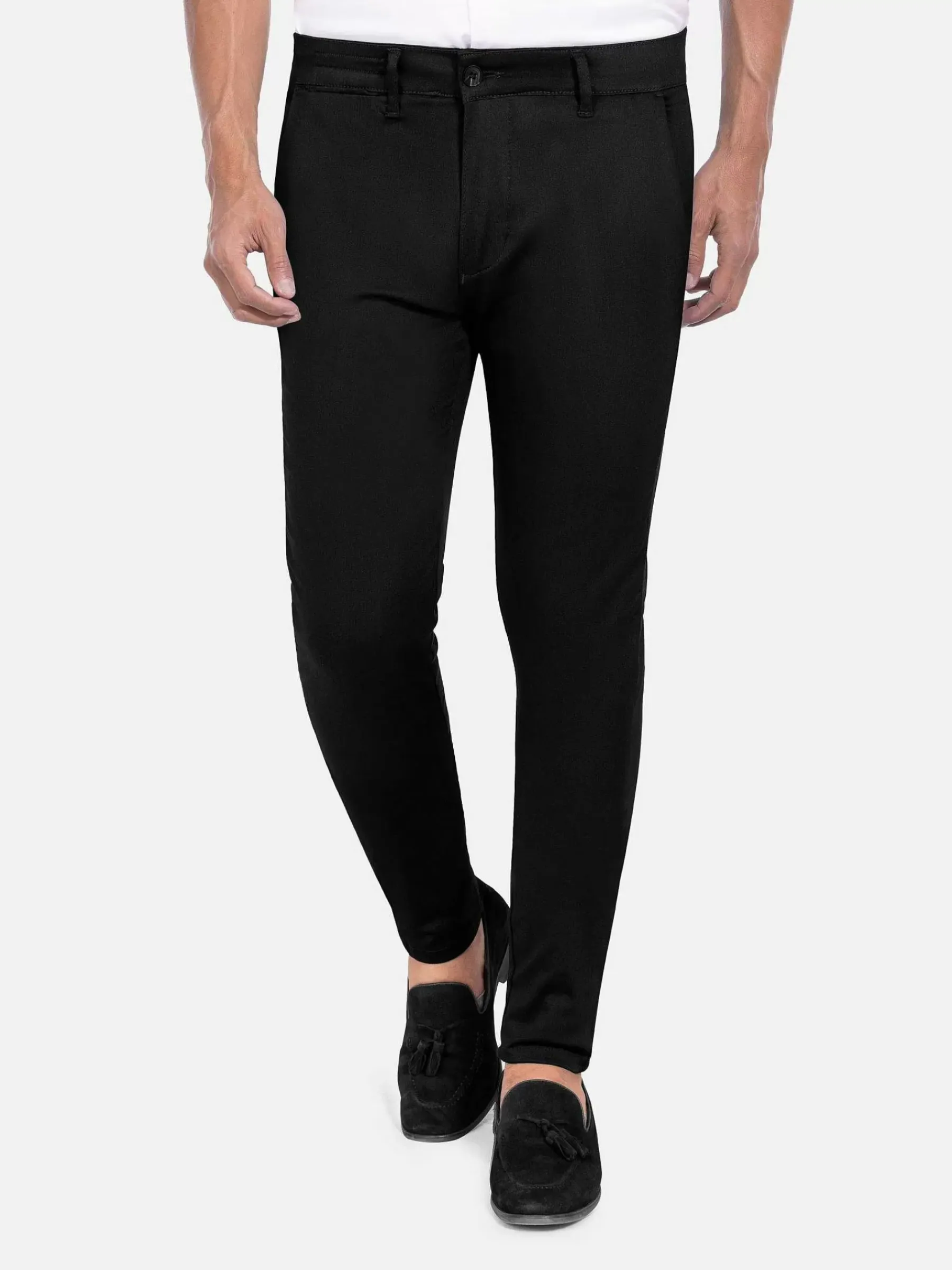 Wam Denim Scarlet Slim Fit Black Chino| Chino'S
