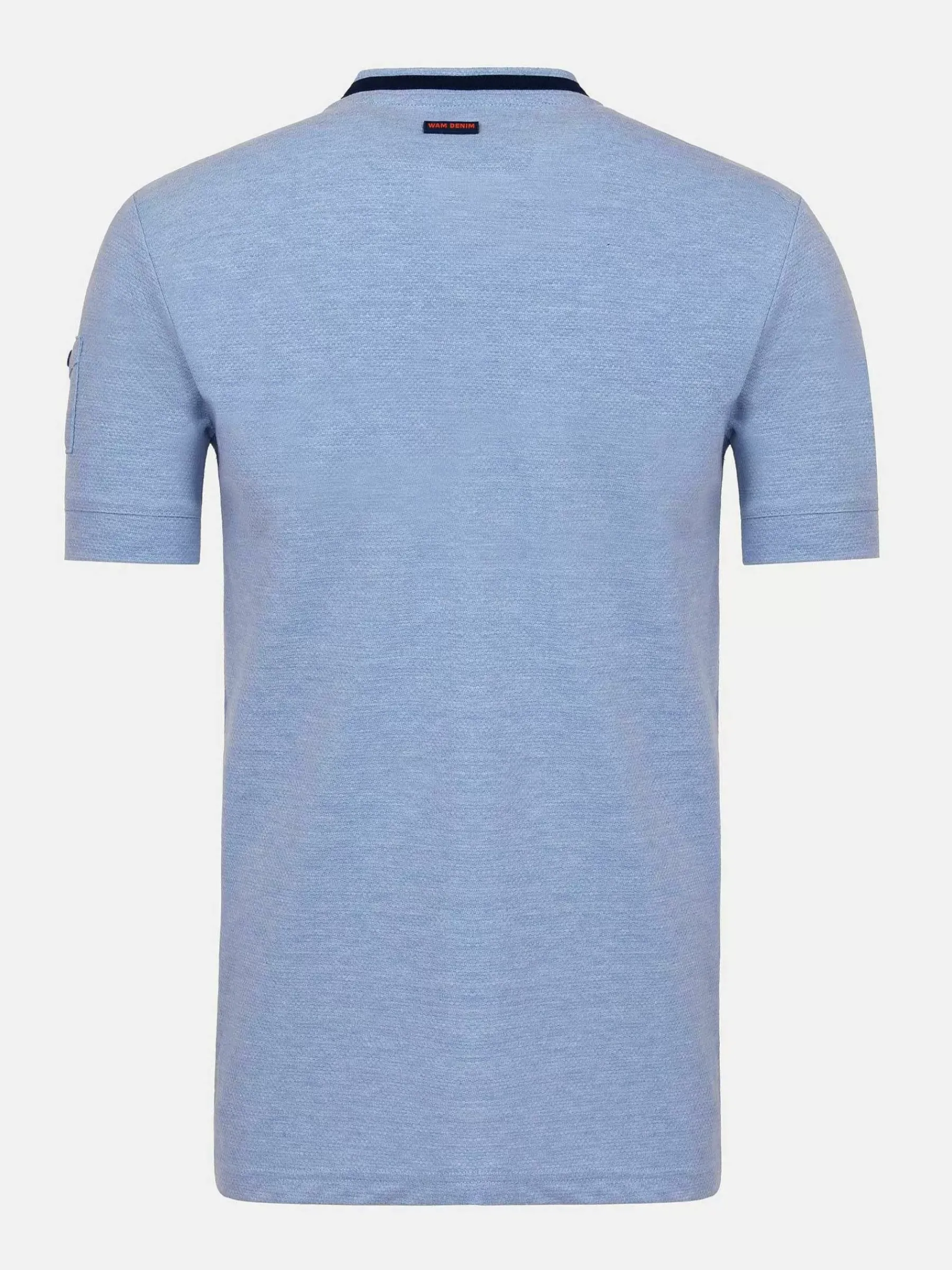 Wam Denim Schiltach Slim Fit Stretched Blue T-Shirt| T-Shirts