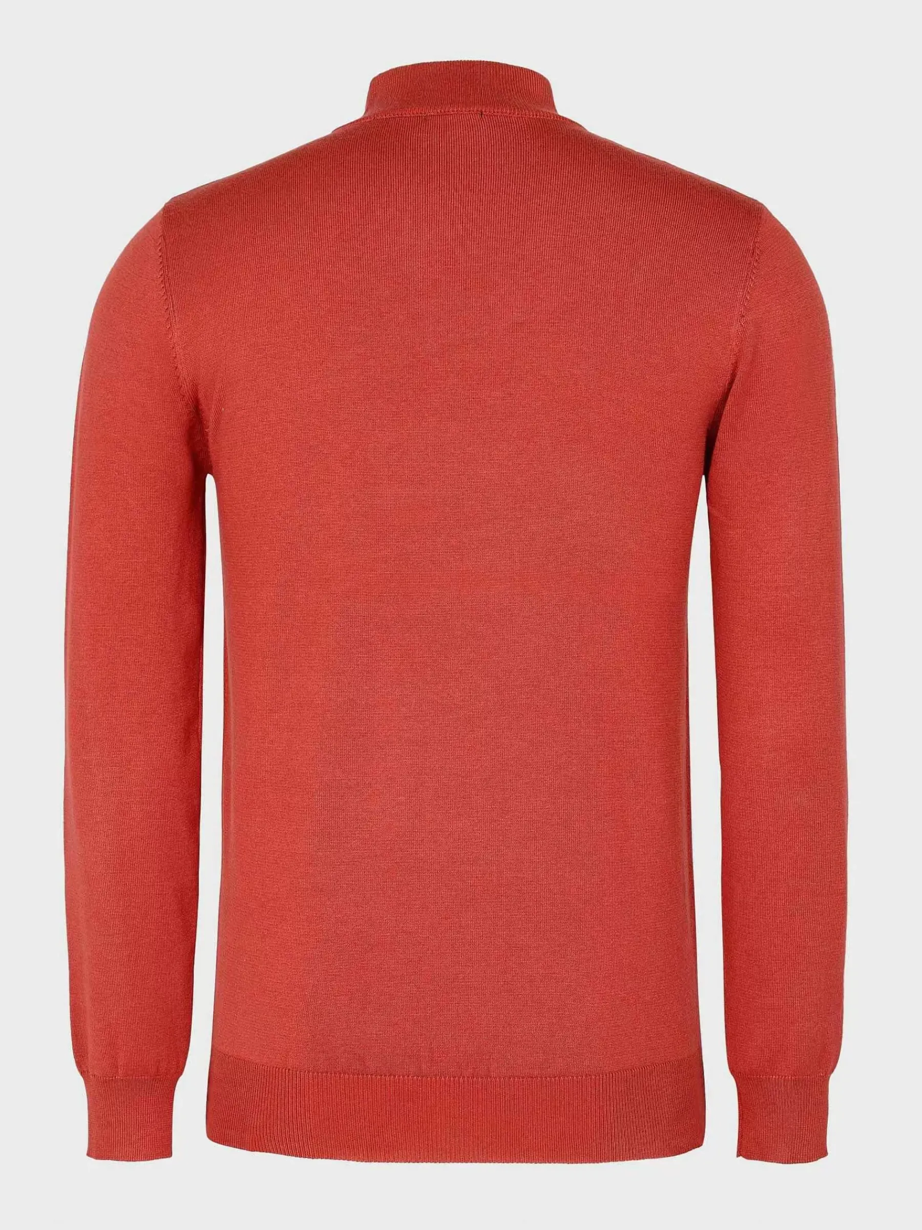 Wam Denim Siena Round-Necked Dark Orange Sweater| Sweaters