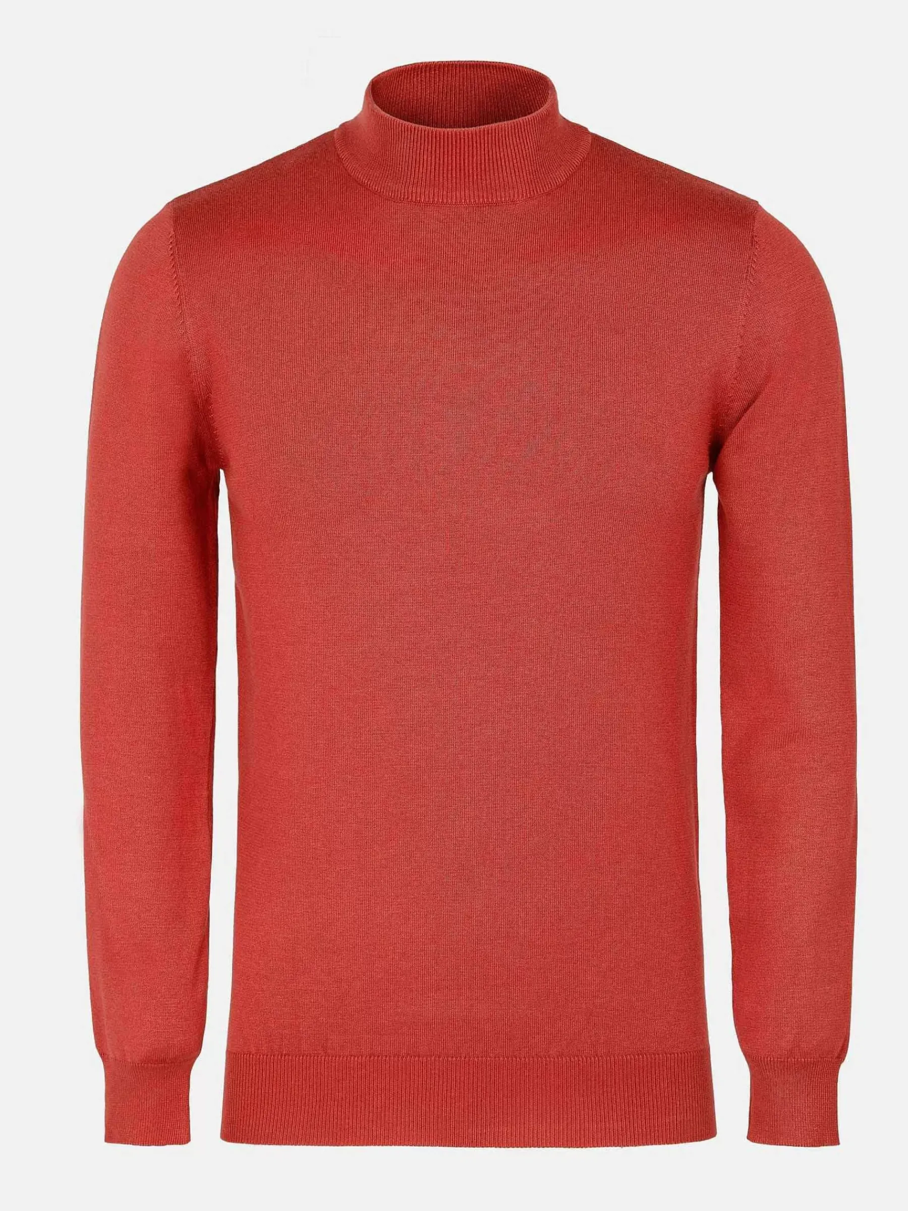 Wam Denim Siena Round-Necked Dark Orange Sweater| Sweaters