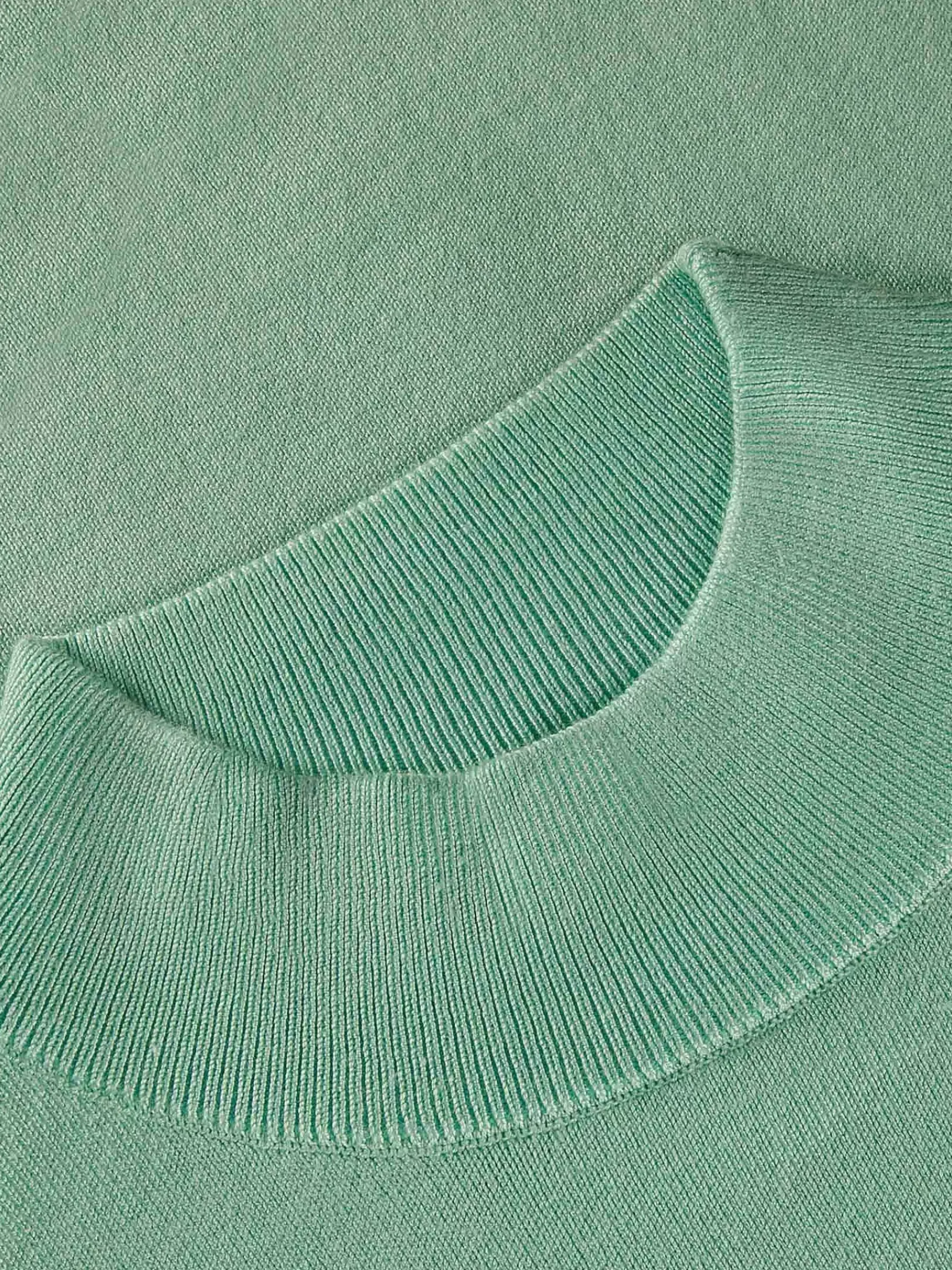 Wam Denim Siena Round-Necked Menthol Sweater| Sweaters