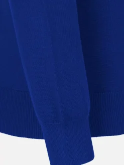 Wam Denim Siena Round-Necked Royal Blue Sweater| Sweaters