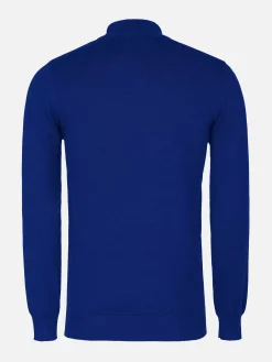 Wam Denim Siena Round-Necked Royal Blue Sweater| Sweaters