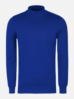 Wam Denim Siena Round-Necked Royal Blue Sweater| Sweaters