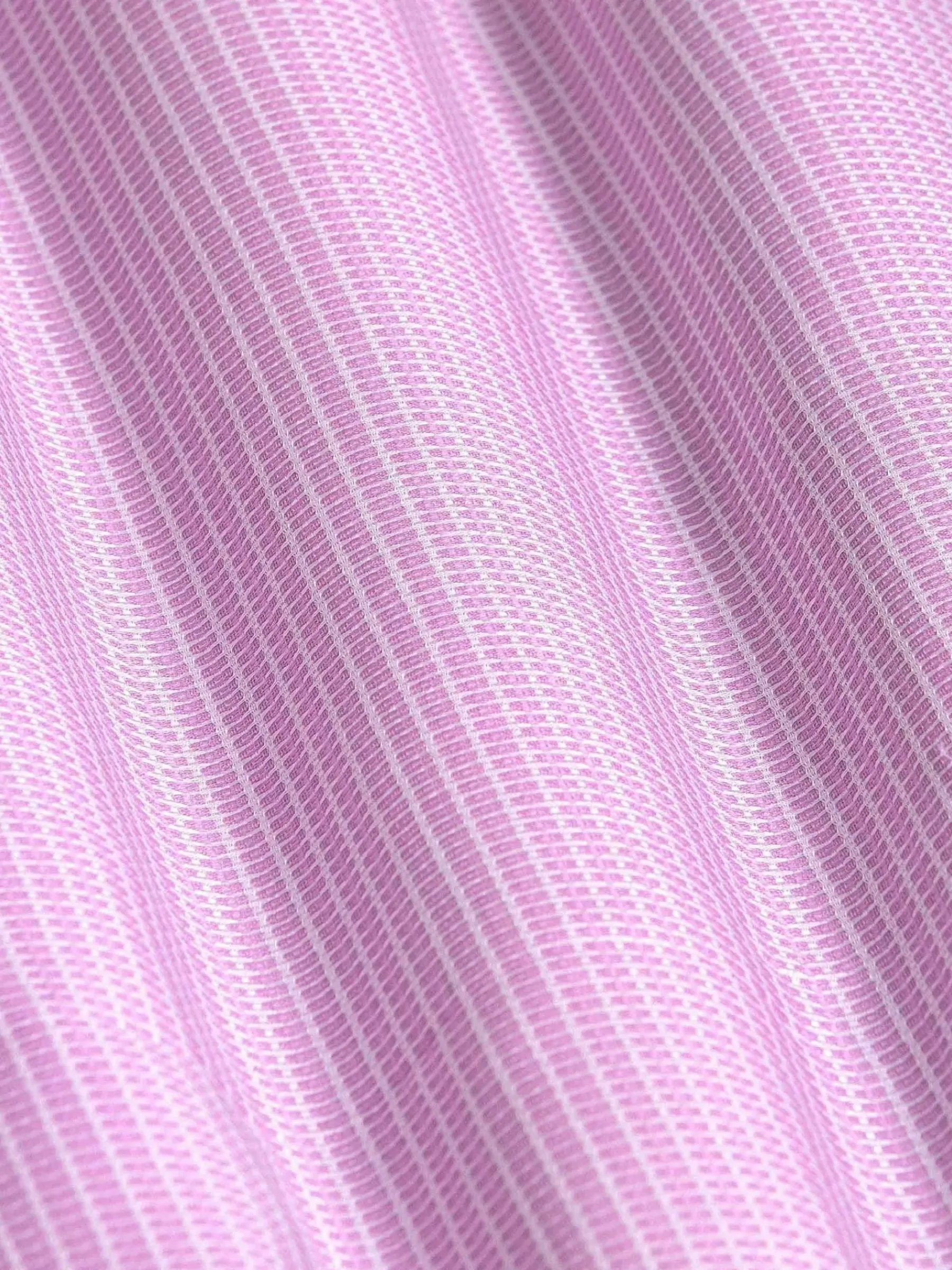Wam Denim Sky Lake Pink Micro Patterned Overhemd Lange Mouw| Overhemd Lange Mouwen