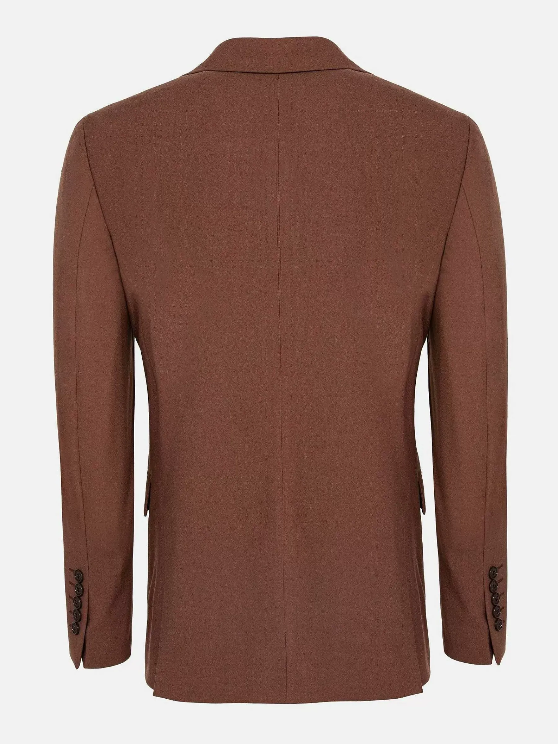 Wam Denim Slim Fit Brown Textured Colbert| Colberts