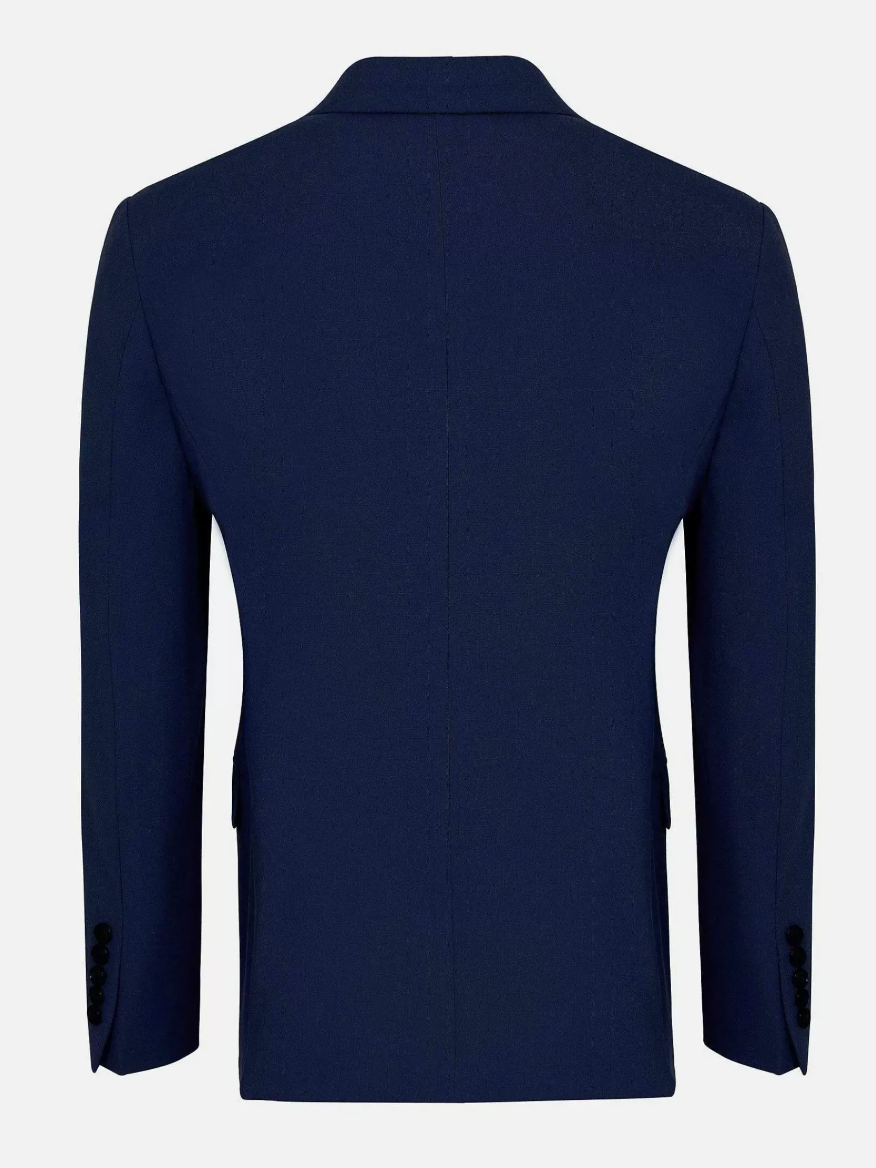 Wam Denim Slim Fit Navy Textured Colbert| Colberts