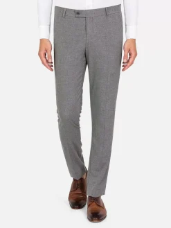 Wam Denim Slim Fit Textured Anthracite Pantalon| Pantalons