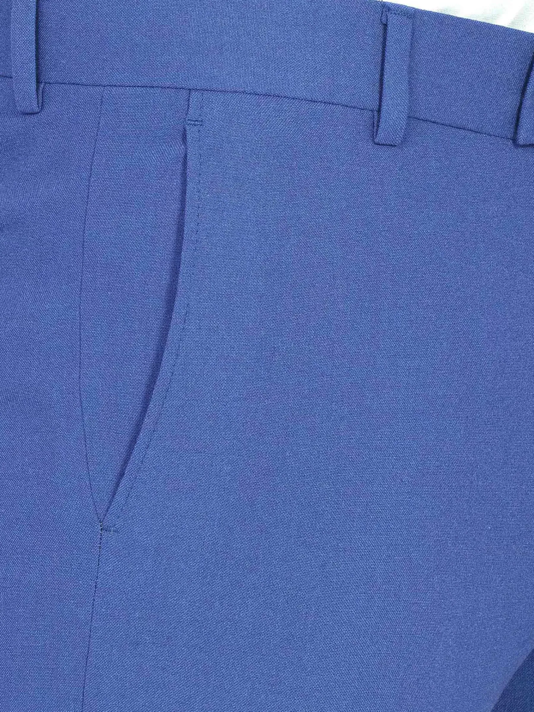 Wam Denim Slim Fit Textured Indigo Pantalon| Pantalons