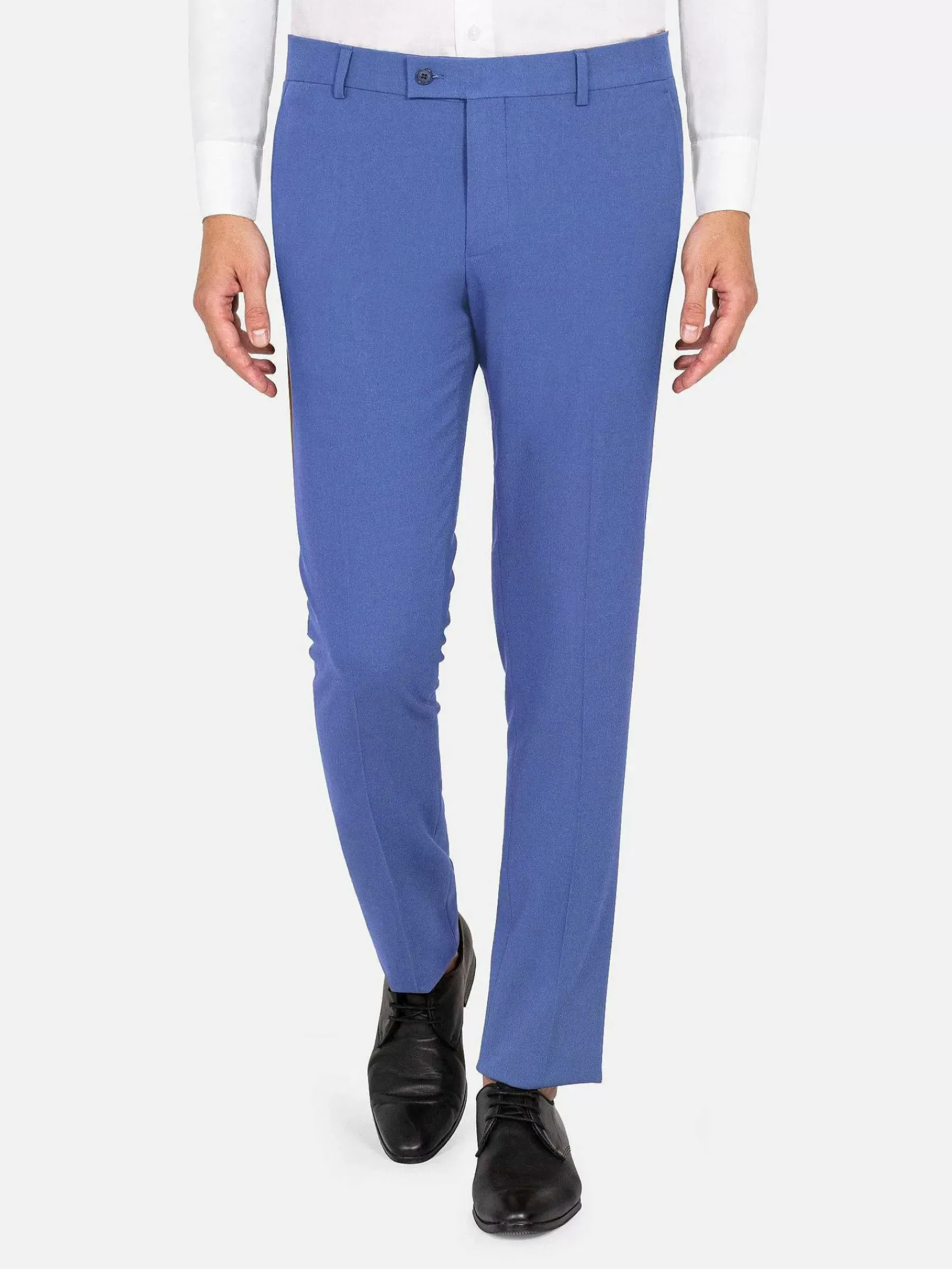 Wam Denim Slim Fit Textured Indigo Pantalon| Pantalons