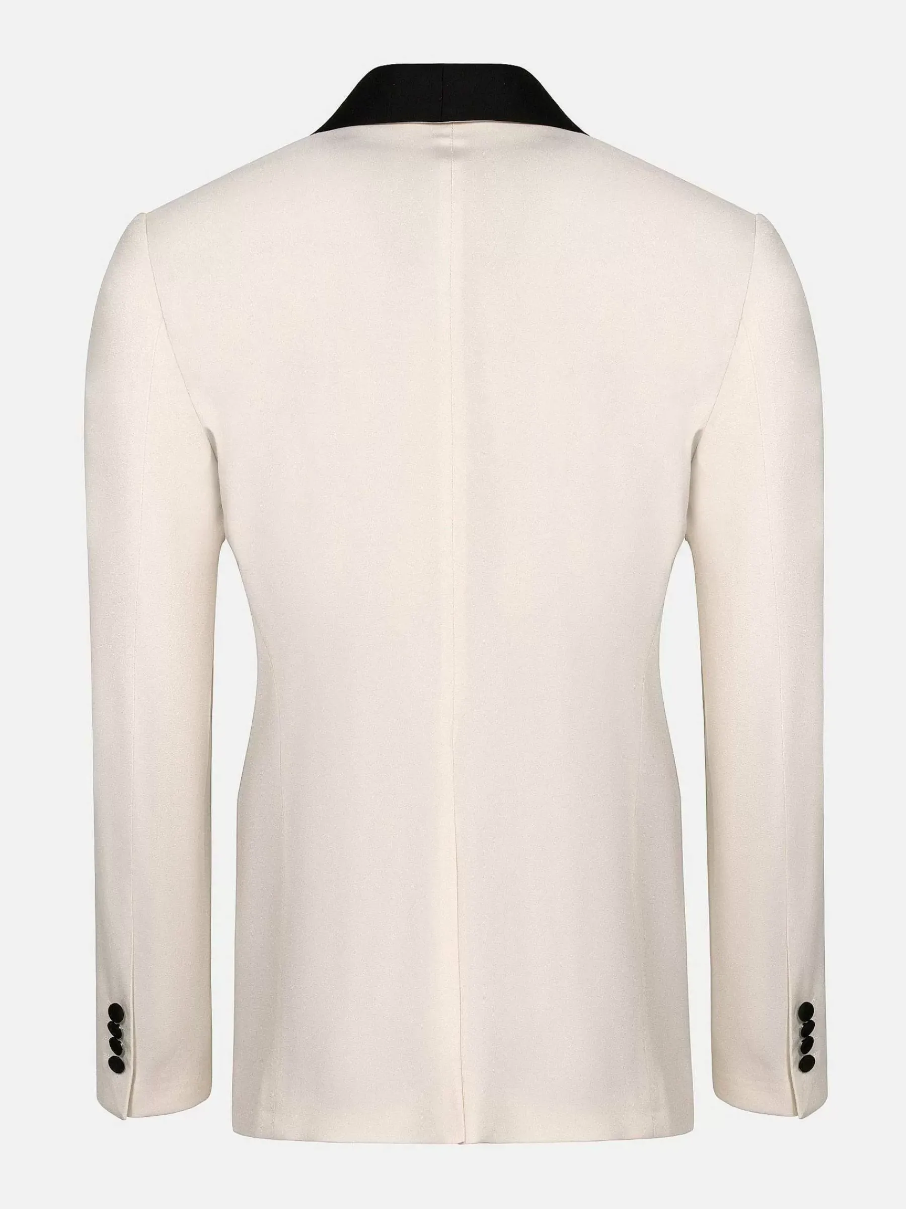 Wam Denim Slim Fit White Tuxedo Colbert| Colberts