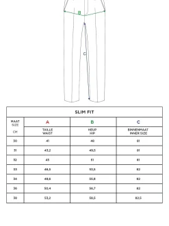 Wam Denim Suit Pantalon 70112 Navy| Pantalons